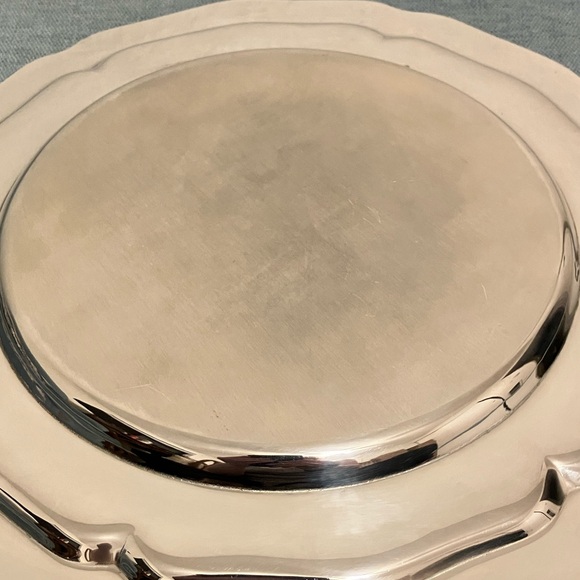 Vintage Silver-Plated Charger Plate - Picture 4 of 8
